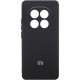 Чохол Silicone Cover Lakshmi Full Camera (AA) with logo для Xiaomi Redmi Note 14 Pro+ 5G Чорний / Black