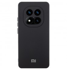 Чохол Silicone Cover Lakshmi Full Camera (AA) with logo для Xiaomi Redmi Note 14 Pro 4G/5G Чорний / Black