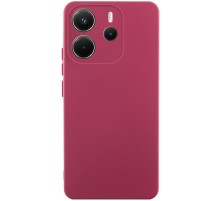 Чохол Silicone Cover Lakshmi Full Camera (AA) для Xiaomi Redmi Note 14 4G (Europe version) Бордовий / Marsala