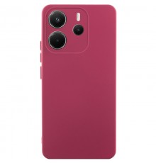 Чохол Silicone Cover Lakshmi Full Camera (AA) для Xiaomi Redmi Note 14 4G (Europe version) Бордовий / Marsala