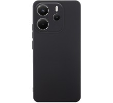 Чохол Silicone Cover Lakshmi Full Camera (AA) для Xiaomi Redmi Note 14 4G (Europe version) Чорний / Black