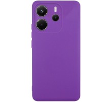 Чохол Silicone Cover Lakshmi Full Camera (AA) для Xiaomi Redmi Note 14 4G (Europe version) Фіолетовий / Purple