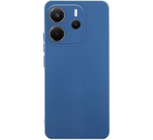 Чохол Silicone Cover Lakshmi Full Camera (AA) для Xiaomi Redmi Note 14 4G (Europe version) Синій / Navy blue
