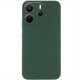 Чохол Silicone Cover Lakshmi Full Camera (AA) для Xiaomi Redmi Note 14 4G (Europe version) Зелений / Dark green