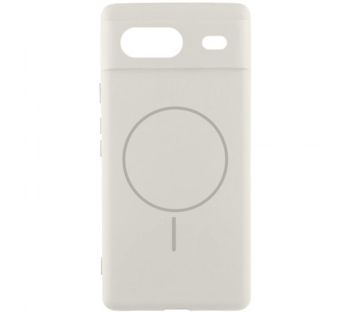 Чохол Silicone Cover Lakshmi Full Camera (AA) with MagFit для Google Pixel 7 Білий / White Чохол Silicone Cover Lakshmi Full Camera (AA) with MagFit для Google Pixel 7 Білий / White
