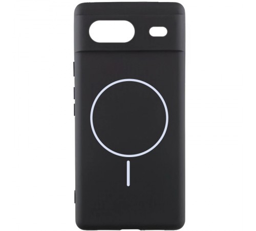 Чохол Silicone Cover Lakshmi Full Camera (AA) with MagFit для Google Pixel 7 Чорний / Black Чохол Silicone Cover Lakshmi Full Camera (AA) with MagFit для Google Pixel 7 Чорний / Black