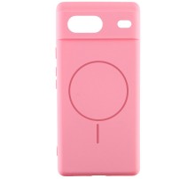 Чохол Silicone Cover Lakshmi Full Camera (AA) with MagFit для Google Pixel 7 Рожевий / Light pink