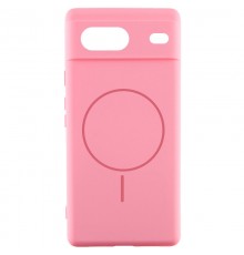 Чохол Silicone Cover Lakshmi Full Camera (AA) with MagFit для Google Pixel 7 Рожевий / Light pink