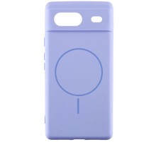 Чохол Silicone Cover Lakshmi Full Camera (AA) with MagFit для Google Pixel 7 Бузковий / Dasheen