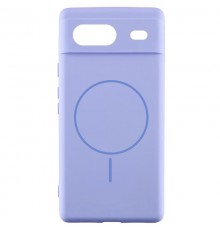 Чохол Silicone Cover Lakshmi Full Camera (AA) with MagFit для Google Pixel 7 Бузковий / Dasheen