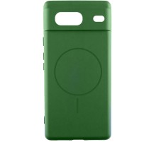 Чохол Silicone Cover Lakshmi Full Camera (AA) with MagFit для Google Pixel 7 Зелений / Dark green