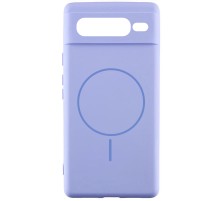 Чохол Silicone Cover Lakshmi Full Camera (AA) with MagFit для Google Pixel 7 Pro Бузковий / Dasheen