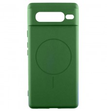 Чохол Silicone Cover Lakshmi Full Camera (AA) with MagFit для Google Pixel 7 Pro Зелений / Dark green