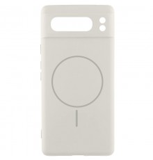 Чохол Silicone Cover Lakshmi Full Camera (AA) with MagFit для Google Pixel 8 Pro Білий / White