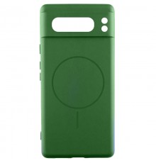 Чохол Silicone Cover Lakshmi Full Camera (AA) with MagFit для Google Pixel 8 Pro Зелений / Dark green