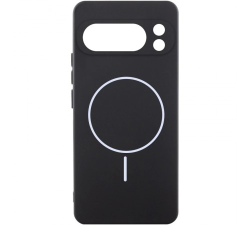 Чохол Silicone Cover Lakshmi Full Camera (AA) with MagFit для Google Pixel 9 Pro XL Чорний / Black Чохол Silicone Cover Lakshmi Full Camera (AA) with MagFit для Google Pixel 9 Pro XL Чорний / Black