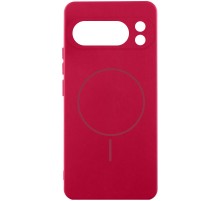 Чохол Silicone Cover Lakshmi Full Camera (AA) with MagFit для Google Pixel 9 Pro XL Червоний / Rose Red