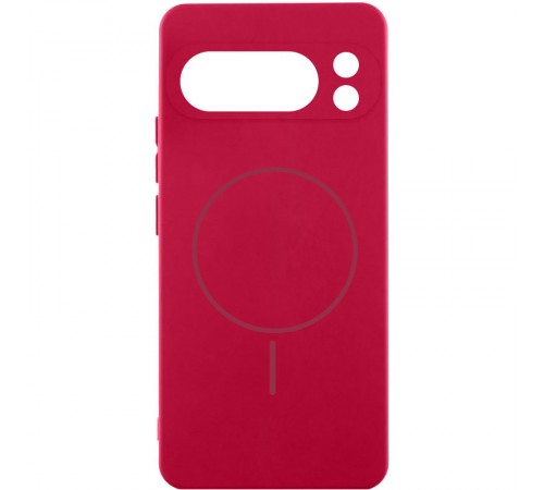 Чохол Silicone Cover Lakshmi Full Camera (AA) with MagFit для Google Pixel 9 Pro XL Червоний / Rose Red Чохол Silicone Cover Lakshmi Full Camera (AA) with MagFit для Google Pixel 9 Pro XL Червоний / Rose Red