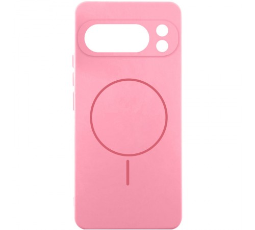Чохол Silicone Cover Lakshmi Full Camera (AA) with MagFit для Google Pixel 9 Pro XL Рожевий / Light pink Чохол Silicone Cover Lakshmi Full Camera (AA) with MagFit для Google Pixel 9 Pro XL Рожевий / Light pink
