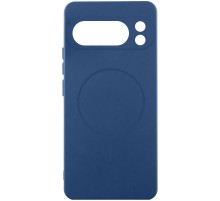 Чохол Silicone Cover Lakshmi Full Camera (AA) with MagFit для Google Pixel 9 Pro XL Синій / Navy blue