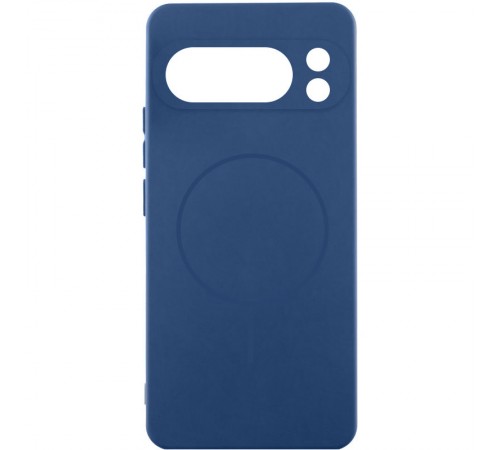 Чохол Silicone Cover Lakshmi Full Camera (AA) with MagFit для Google Pixel 9 Pro XL Синій / Navy blue Чохол Silicone Cover Lakshmi Full Camera (AA) with MagFit для Google Pixel 9 Pro XL Синій / Navy blue