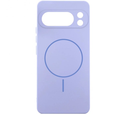 Чохол Silicone Cover Lakshmi Full Camera (AA) with MagFit для Google Pixel 9 Pro XL Бузковий / Dasheen Чохол Silicone Cover Lakshmi Full Camera (AA) with MagFit для Google Pixel 9 Pro XL Бузковий / Dasheen