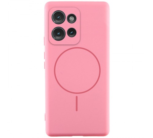 Чохол Silicone Cover Lakshmi Full Camera (AA) with MagFit для Motorola Edge 50 Рожевий / Light pink Чохол Silicone Cover Lakshmi Full Camera (AA) with MagFit для Motorola Edge 50 Рожевий / Light pink