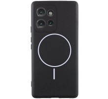 Чохол Silicone Cover Lakshmi Full Camera (AA) with MagFit для Motorola Edge 50 Neo Чорний / Black
