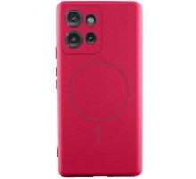 Чохол Silicone Cover Lakshmi Full Camera (AA) with MagFit для Motorola Edge 50 Neo Червоний / Rose Red