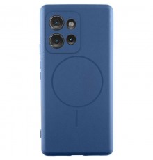 Чохол Silicone Cover Lakshmi Full Camera (AA) with MagFit для Motorola Edge 50 Neo Синій / Navy blue