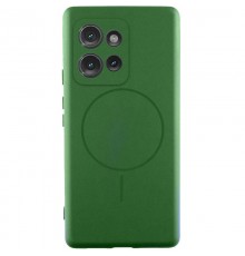 Чохол Silicone Cover Lakshmi Full Camera (AA) with MagFit для Motorola Edge 50 Neo Зелений / Dark green