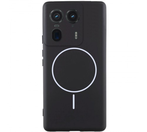 Чохол Silicone Cover Lakshmi Full Camera (AA) with MagFit для Motorola Edge 50 Ultra Чорний / Black Чохол Silicone Cover Lakshmi Full Camera (AA) with MagFit для Motorola Edge 50 Ultra Чорний / Black