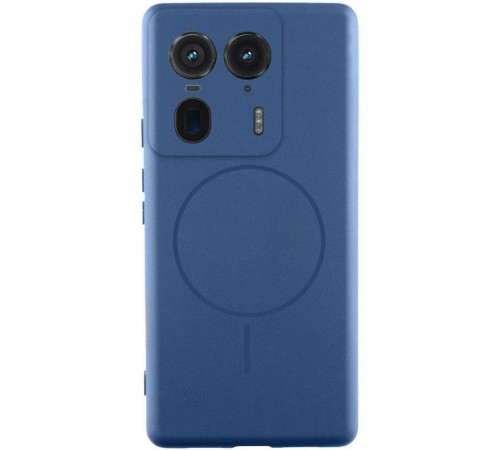 Чохол Silicone Cover Lakshmi Full Camera (AA) with MagFit для Motorola Edge 50 Ultra Синій / Navy blue Чохол Silicone Cover Lakshmi Full Camera (AA) with MagFit для Motorola Edge 50 Ultra Синій / Navy blue