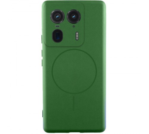 Чохол Silicone Cover Lakshmi Full Camera (AA) with MagFit для Motorola Edge 50 Ultra Зелений / Dark green Чохол Silicone Cover Lakshmi Full Camera (AA) with MagFit для Motorola Edge 50 Ultra Зелений / Dark green