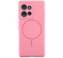 Чохол Silicone Cover Lakshmi Full Camera (AA) with MagFit для Motorola Moto G75 5G Рожевий / Light pink