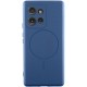 Чохол Silicone Cover Lakshmi Full Camera (AA) with MagFit для Motorola Moto G75 5G Синій / Navy blue