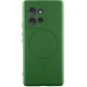 Чохол Silicone Cover Lakshmi Full Camera (AA) with MagFit для Motorola Moto G75 5G Зелений / Dark green