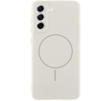 Чохол Silicone Cover Lakshmi Full Camera (AA) with MagFit для Samsung Galaxy S21 FE Білий / White