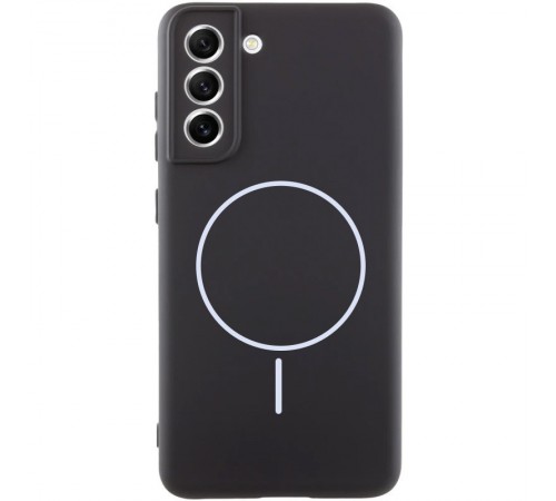 Чохол Silicone Cover Lakshmi Full Camera (AA) with MagFit для Samsung Galaxy S21 FE Чорний / Black Чохол Silicone Cover Lakshmi Full Camera (AA) with MagFit для Samsung Galaxy S21 FE Чорний / Black
