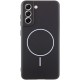 Чохол Silicone Cover Lakshmi Full Camera (AA) with MagFit для Samsung Galaxy S21 FE Чорний / Black
