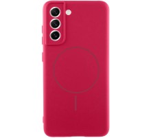 Чохол Silicone Cover Lakshmi Full Camera (AA) with MagFit для Samsung Galaxy S21 FE Червоний / Rose Red