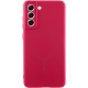 Чохол Silicone Cover Lakshmi Full Camera (AA) with MagFit для Samsung Galaxy S21 FE Червоний / Rose Red