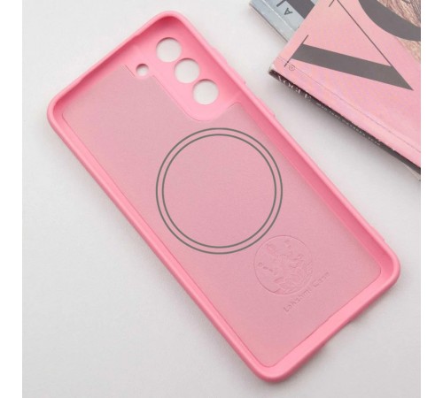 Чохол Silicone Cover Lakshmi Full Camera (AA) with MagFit для Samsung Galaxy S21 FE Рожевий / Light pink Чохол Silicone Cover Lakshmi Full Camera (AA) with MagFit для Samsung Galaxy S21 FE Рожевий / Light pink