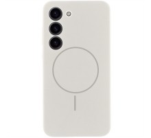 Чохол Silicone Cover Lakshmi Full Camera (AA) with MagFit для Samsung Galaxy S23 Білий / White