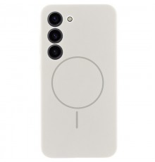 Чохол Silicone Cover Lakshmi Full Camera (AA) with MagFit для Samsung Galaxy S23 Білий / White