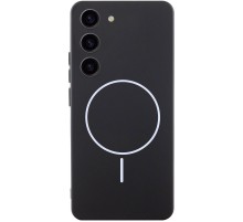 Чохол Silicone Cover Lakshmi Full Camera (AA) with MagFit для Samsung Galaxy S23 Чорний / Black