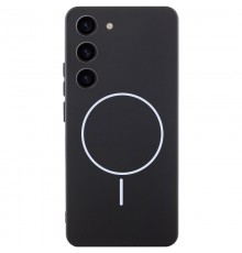 Чохол Silicone Cover Lakshmi Full Camera (AA) with MagFit для Samsung Galaxy S23 Чорний / Black