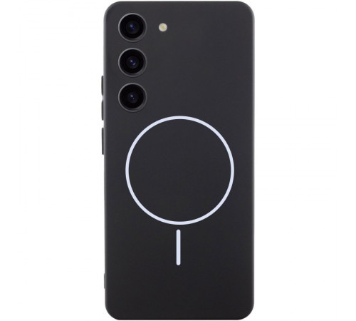 Чохол Silicone Cover Lakshmi Full Camera (AA) with MagFit для Samsung Galaxy S23 Чорний / Black Чохол Silicone Cover Lakshmi Full Camera (AA) with MagFit для Samsung Galaxy S23 Чорний / Black