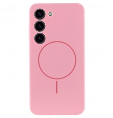 Чохол Silicone Cover Lakshmi Full Camera (AA) with MagFit для Samsung Galaxy S23 Рожевий / Light pink