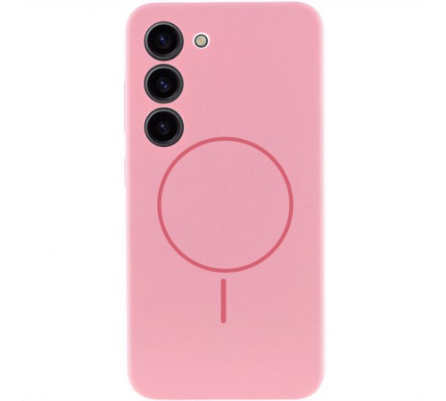 Чохол Silicone Cover Lakshmi Full Camera (AA) with MagFit для Samsung Galaxy S23 Рожевий / Light pink Чохол Silicone Cover Lakshmi Full Camera (AA) with MagFit для Samsung Galaxy S23 Рожевий / Light pink